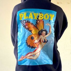 Missguided playboy oversized sweatshirt